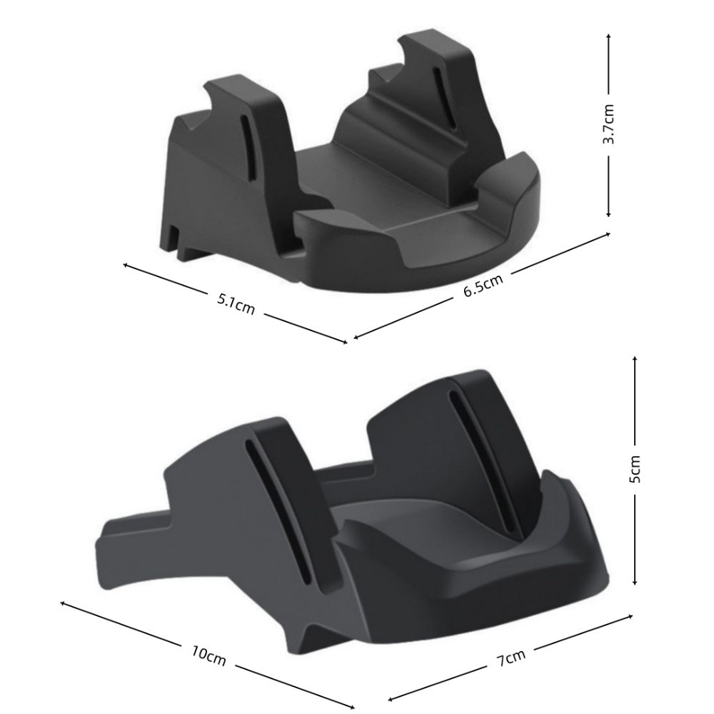 Silicone Car Phone Holder Black Hands-Free GPS Organizer Secure Grip No Trace Installation Dashboard Rack for Model 3/Y Car Use