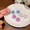 The Same Dopamine Colored Flower Stud Earrings Women's Spring and Summer Atmosphere Sweet Earrings Holiday Style Personalized Earrings