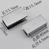 2 Pack Adjustable Glass Support Clamp Zinc Alloy Heavy-duty Bracket