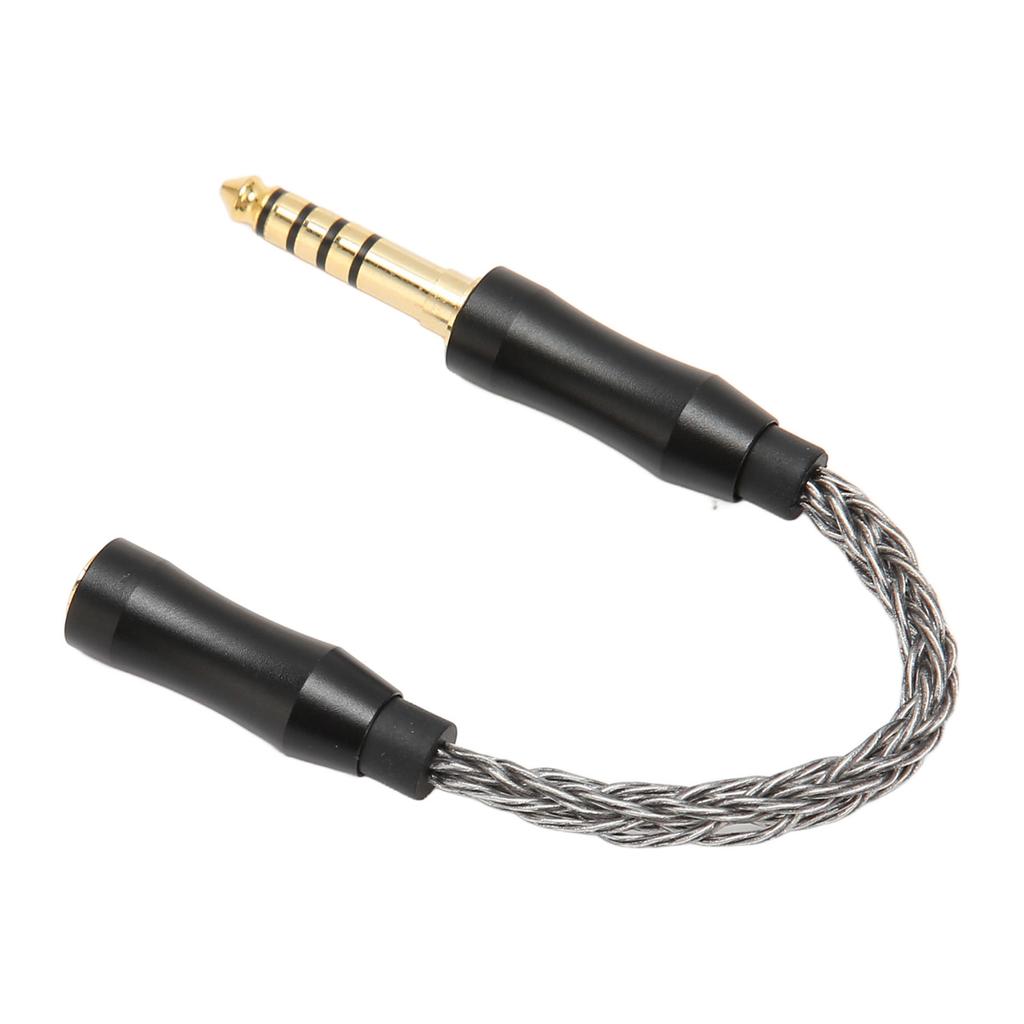 2.5mm Female to 4.4mm Male Sound Cable Single Crystal Copper Headphone Adapter Cable for Phones Speakers 14cm   5.5in