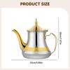 Stainless Steel Teapot Multifunctional Coffee Pot for Home Kitchen Office