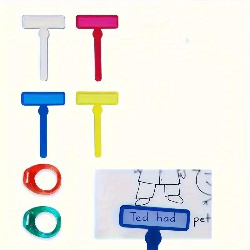 1 set Creative Reading Tracker with 8 Color Finger Rings, Finger Focus Highlighters, Reading Bar Guide, Best Value Item