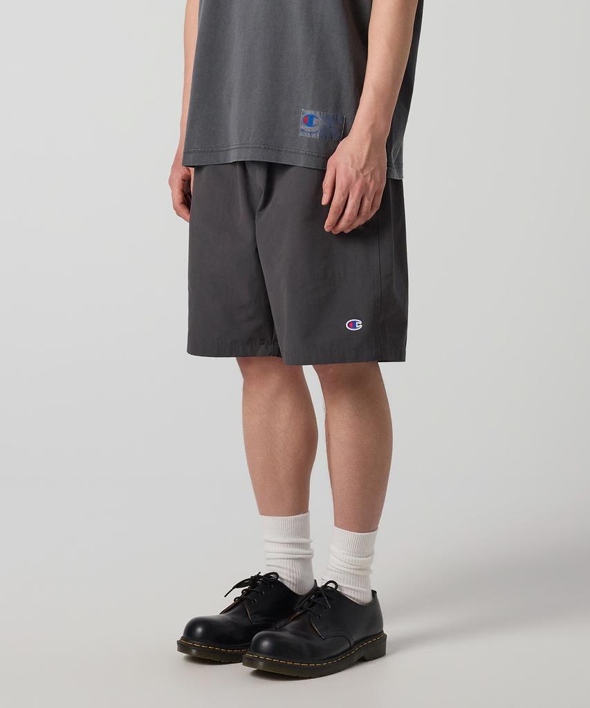 Champion C-Logo Woven Shorts Charcoal