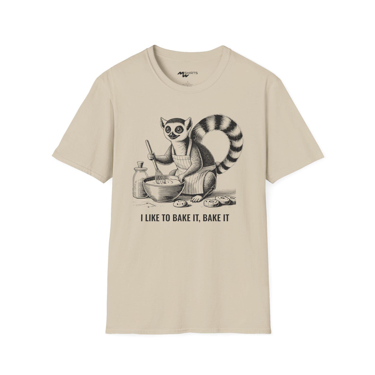 Lemur Baker T-Shirt: Funny Baking Gift 3XL