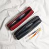 Portable Stationery Box Solid Color Pen Bag Trendy Pencil Case  School Office Use
