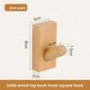 Wall-mounted coat rack, clothes wall-mounted solid wood hooks