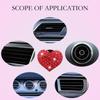 Strass Luftauslass Clip Auto Parfüm Diffusor Bling Kristall Herz Auto Lüftungsschlitz Diffusor Clip Autodekoration Zubehör