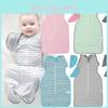 Cozy Pure Cotton Baby Sleep Sack With Removable Sleeves Newborn Swaddle Blanket