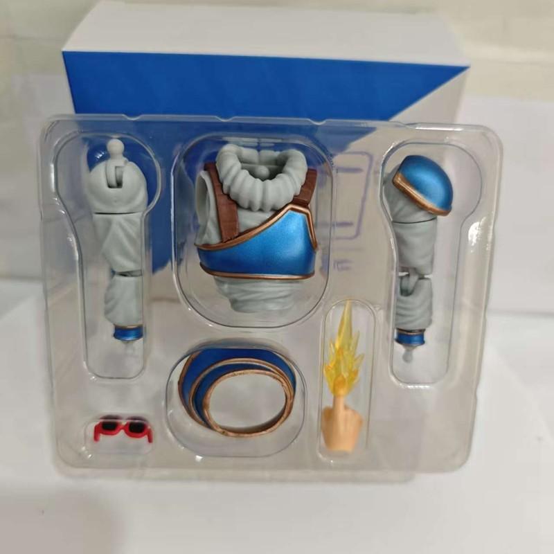 E&C Toys Instant Transmission Son Goku Chibi Dam'Z Clothes Modified Parts Accessories Dragon Ball Z Shf Anime Action Figures Toy