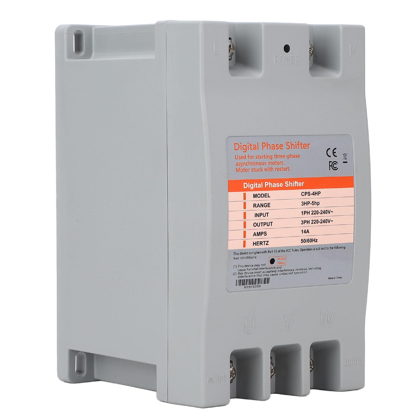 

Однофазний на трифазний інвертор 3 5 кінських сил 2.5 3.7 кВт 14А 50 60 Гц Високоефективний цифровий фазозсувач для двигуна