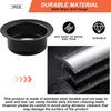 Matte Black Sink Flange Fits for InSinkErator FLG-MTBLK Sink Flange, Durable Stainless Steel Sink Flange for InSinkErator Garbage Disposals and Most