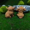 3D Printed Highland Cow Mini Figurine Desktop Micro Landscape Car Mounted Bonsai Decor Home Office Tabletop Animal Ornament Gift
