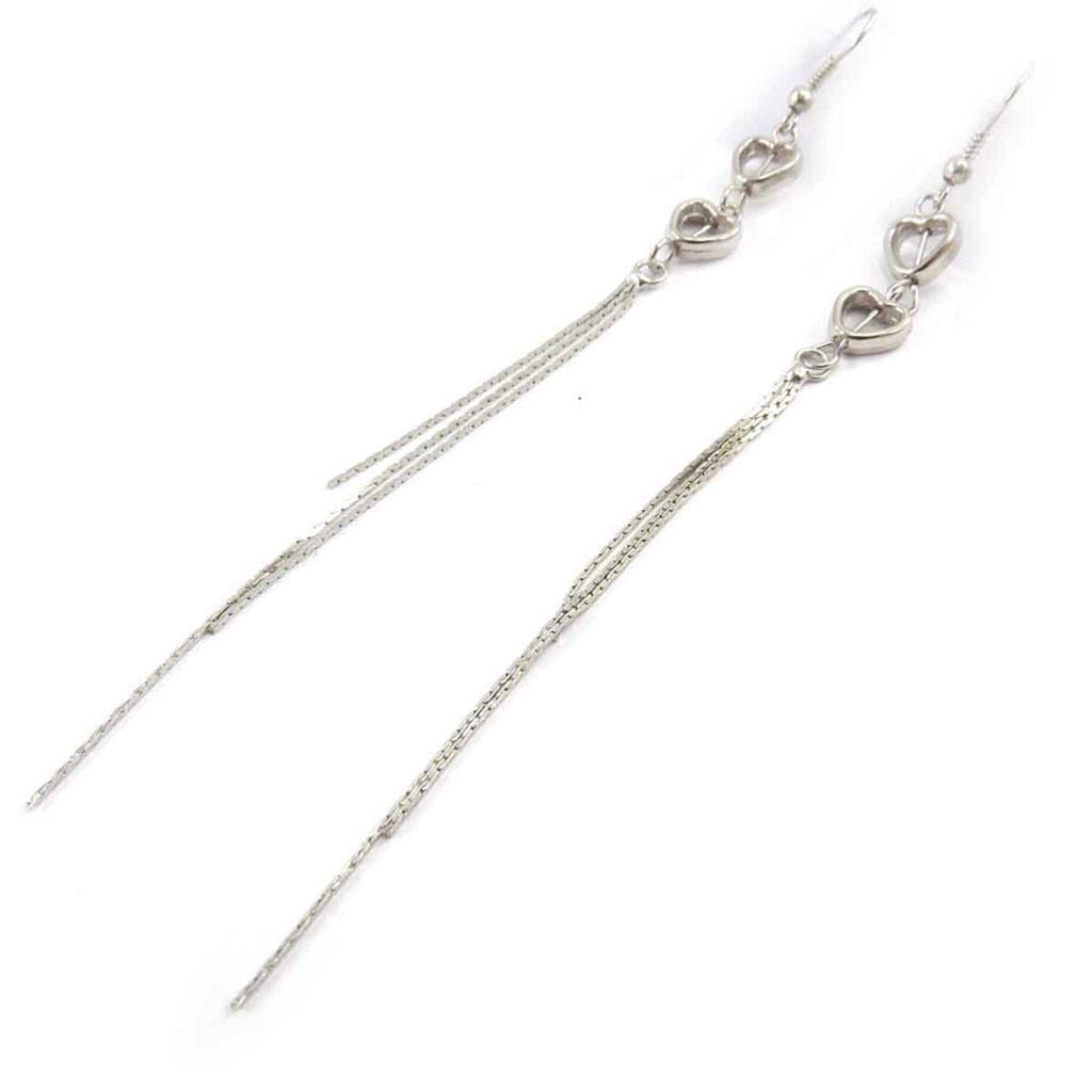 Les Trésors De Lily [J8166] - Stříbrné náušnice 'Láska'