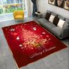 Santa Claus Vánoční stromeček Elk Area Koberec,Koberec do obývacího pokoje Ložnice Rohožka Rohožka Vánoční dekorace,Protiskluzová podložka