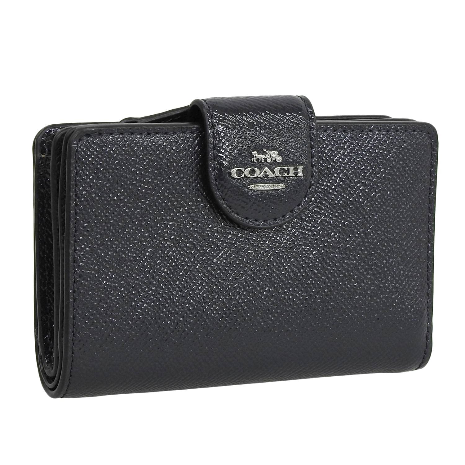 

Кошелек Bifold Outlet складной кожаный брендовый компактный 6390 CF233 средний угловой СРЕДНИЙ УГЛОВОЙ КОШЕЛЕК НА МОЛНИИ ТЕМНО-СИНИЙ [Coach] женский (ПОЛНОЧЬ (Патент