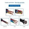 Halogen-Free Flame Retardant WDZB-YJY Copper Cable, Low Smoke, Multiple Cores (2-5), Various Sizes (2.5-10 mm²)