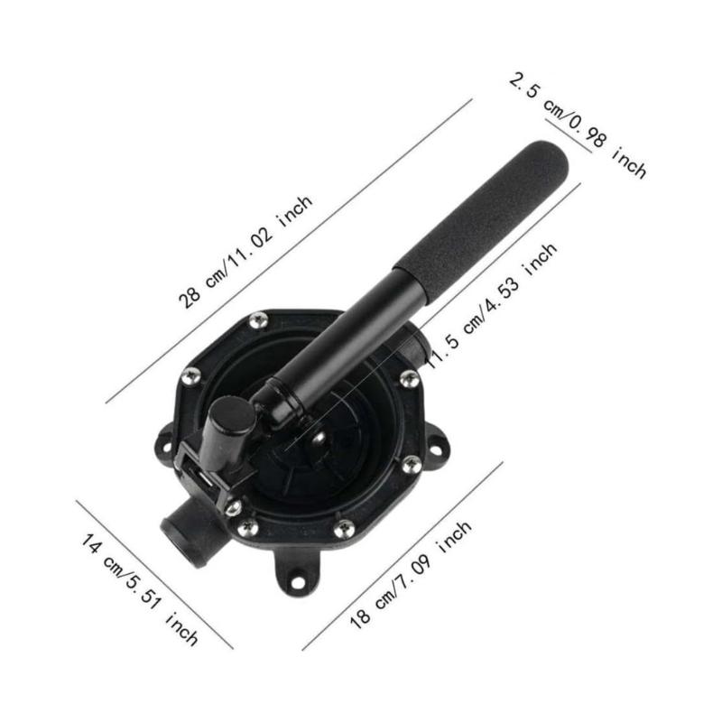 User Friendly Hand Operated Bilge Pump For Fast Water Drainage In Boats And Kayaks Leakproof Marine Manual Pump Aluminum