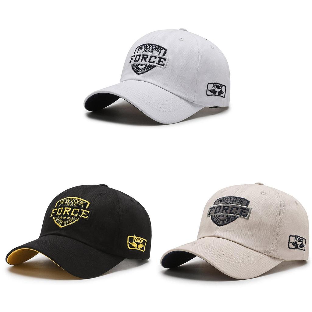 Cotton Baseball Cap With Embroidered Letters For Men And Women Outdoor Sun Protection