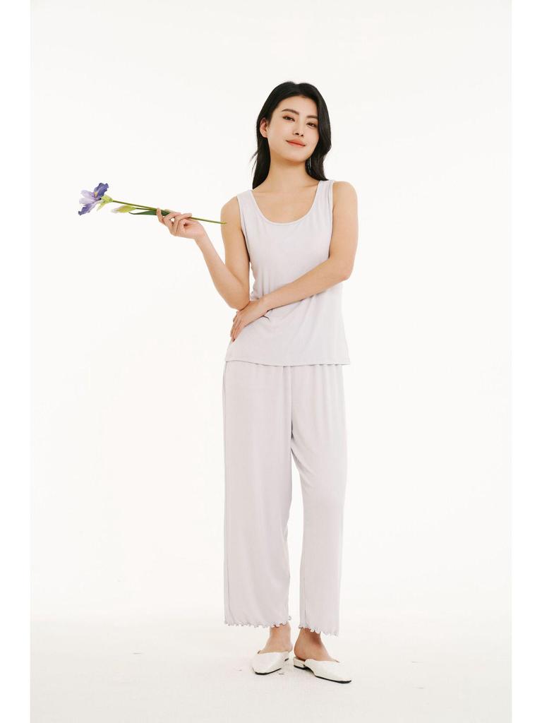 2026 Spring/Summer Women's Sleeveless Solid Color Slimming Vest Top Pullover Base Layer