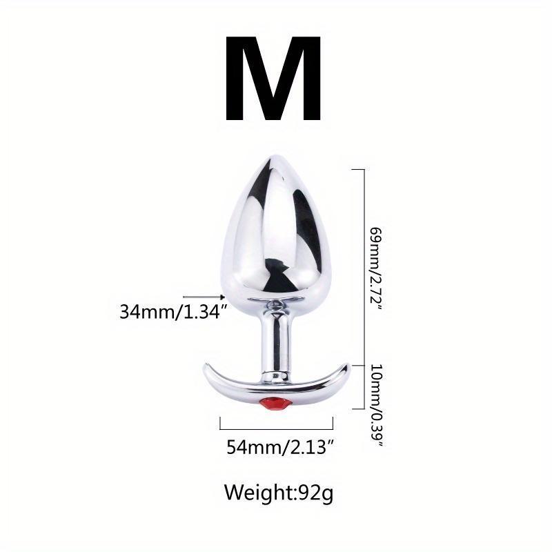 3PCS/Set Metal Anchor Base Outdoor Women's Anal Plug Couple Sex Toy Stainless Steels Man Butt Plug Trainer Adult Sex Anal Masturbator