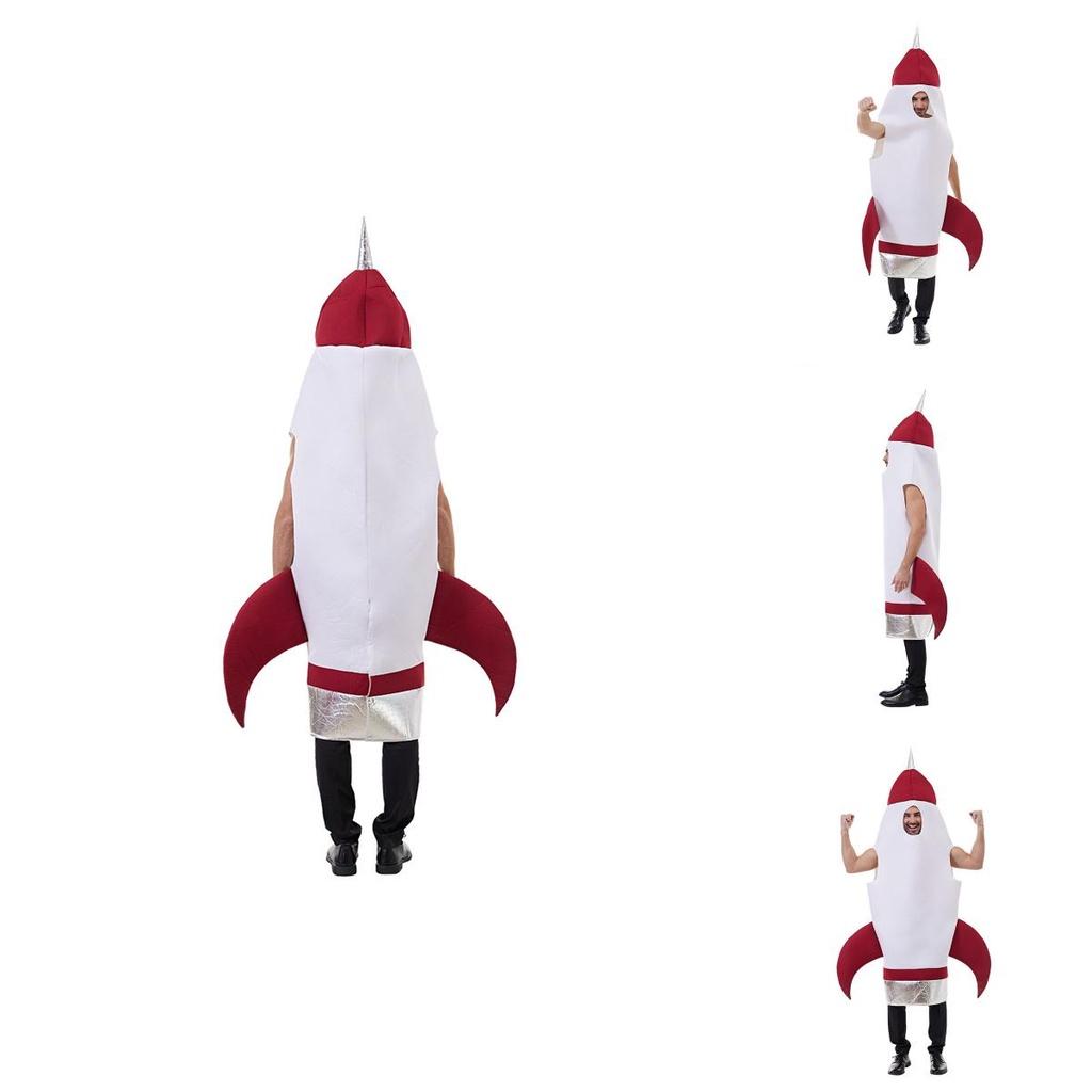 Space Suit Cosplay Outfit Adult Rocket Jumpsuit For Halloween