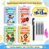 Magic Groove Calligraphy Practice Book: English Edition for Kids with Pen Control Training