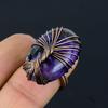 Tree Of Life Russian Chaorite Gemstone Copper Wire Wrapped Handmade Jewelry Ring For Her