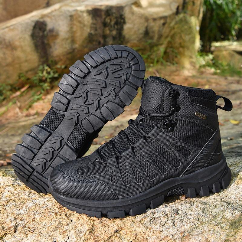 New outdoor hiking shoes autumn outdoor field training battlefield training hiking boots high-top combat