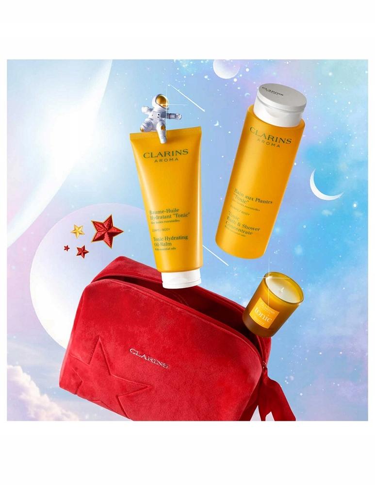 Clarins tonic ritual-baume, zestaw kosmetyków do pielęgnacji
