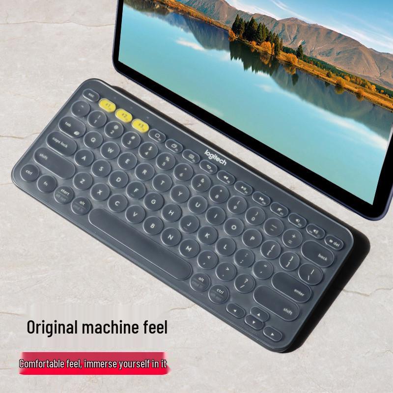 Logitech K380 Bluetooth Keyboard - LINE FRIENDS Series: Cony Rabbit & Brown Bear with Concave-Convex Key Design