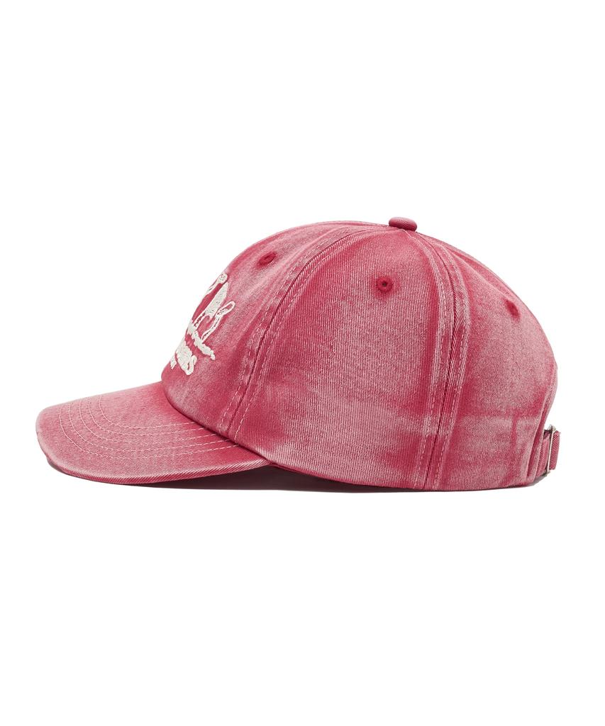 PHYSICAL DEPARTMENT Mushroom Washed Ball Cap_Red
