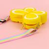 Silicone Mini Coin Purses Kids Girls Shoulder Bag Handbags Lovely Cartoon Crossbody Purses with Adjustable Strap Gift