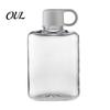 Compact Water Bottle for Hiking Portable Tritan Flat Bottle, Lightweight Slim Design, Large Outdoor Sports Drinking Capacity Leakproof Kettle, Travel