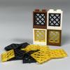 MOC Bricks House Doors Gridded Windows 1x2x2 60592 Building Blocks Parts City Accessories Friends Assembled Children's Toys