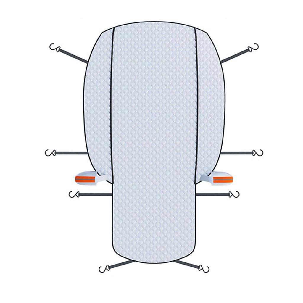 Ice Hail Protector Sun Shield Cover Side Mirror Protector Frost Hail Protector for SUV Car Vehicle Automobiles