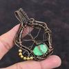 Tree Of Life Variscite Pendant Copper Wire Wrapped Pendant Variscite Jewelry Handmade Gemstone Pendant Wedding Gift Copper Wire Wrap Jewelry