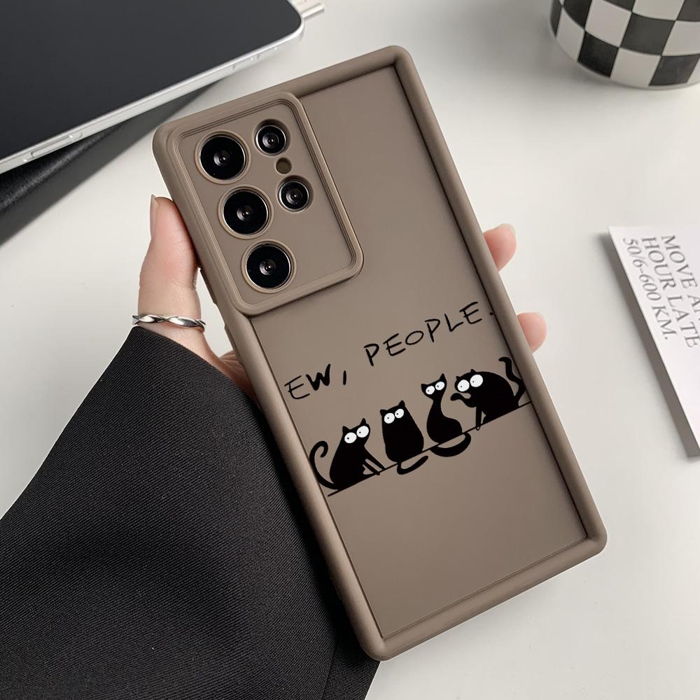 Soft Case For Samsung A55 5G S25 Ultra S24 FE A54 A16 A15 A53 A35 A34 A14 A13 A06 A05 A05s A33 A25 S23 S22 Plus Love Heart Cover