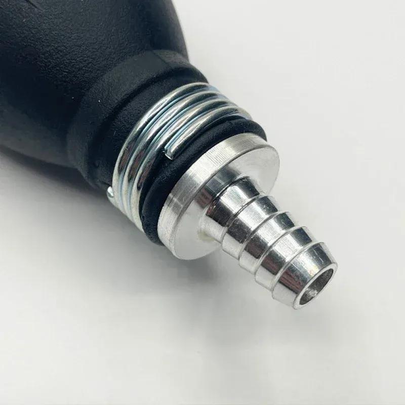 Universal 6mm Fuel Pump Line Rubber Aluminum Hand Primer Bulb Diesel Oil Transfer Petrol Auto Boat Marine Outboard