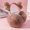 Earrings Earmuffs Keep Warm In Winter for Girls Lovely Antler Plush Earmuffs Fold and Freeze Children's Cold-proof Artifacts
