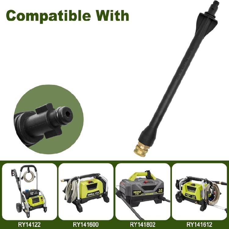 Adattatore Ugello di Ricambio per Asta di Estensione Idropulitrice per RY14122 RY141600 RY14612 K1700 K1710 K1800 K1810 1900PSI 308760059