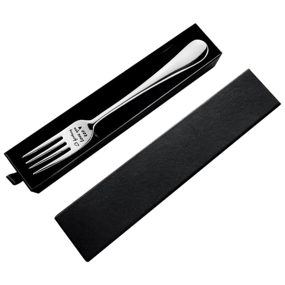 

Xmas Fork Set I Forking Love You Fun Table Dinner Forks Father Mother Gifts Inspirational Funny Engraved Fork for Wedding