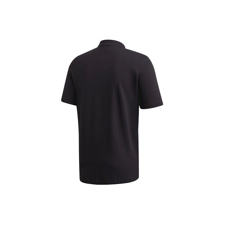 adidas Originals Trefoil Casual Αθλητικό Μπλουζάκι Πόλο Κοντομάνικο Ανδρικά Τοπ Μαύρο GD2551