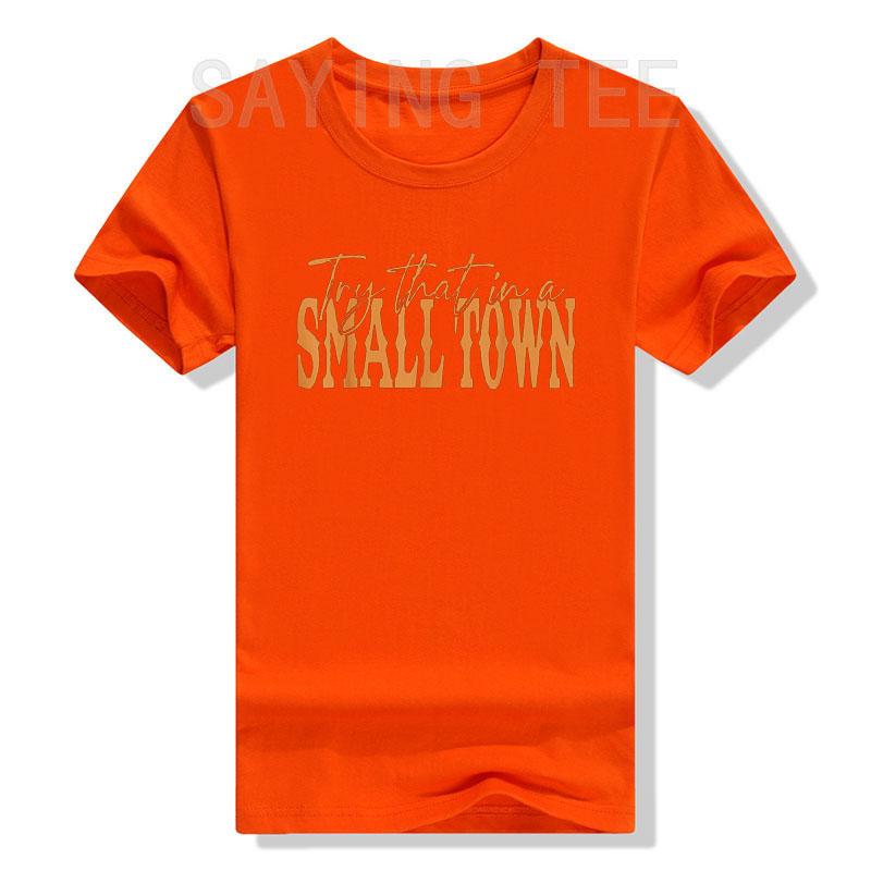 Try That In A Small Town Shirt, Jason Aldeans T-Shirt for Men Women Western Town,Country Music Lover Tee Top Graphic Outfit Gift