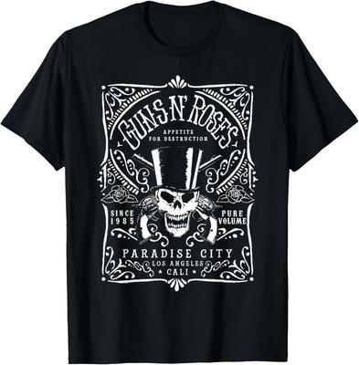Oficjalna koszulka Guns N' Roses z etykietą Paradise City