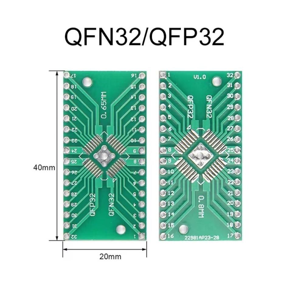10Pcs Through-Hole Interface Patch Adapter Board Stable Soldering PCB Adapter Board  IC Testing