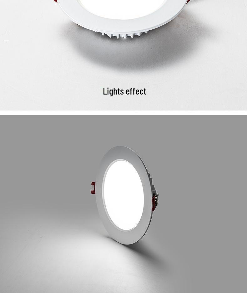 Ultra-Thin LED Downlight, 2.5 & 6 Inch Recessed Ceiling Light, 18W High Luminous Efficacy for Commercial Spaces