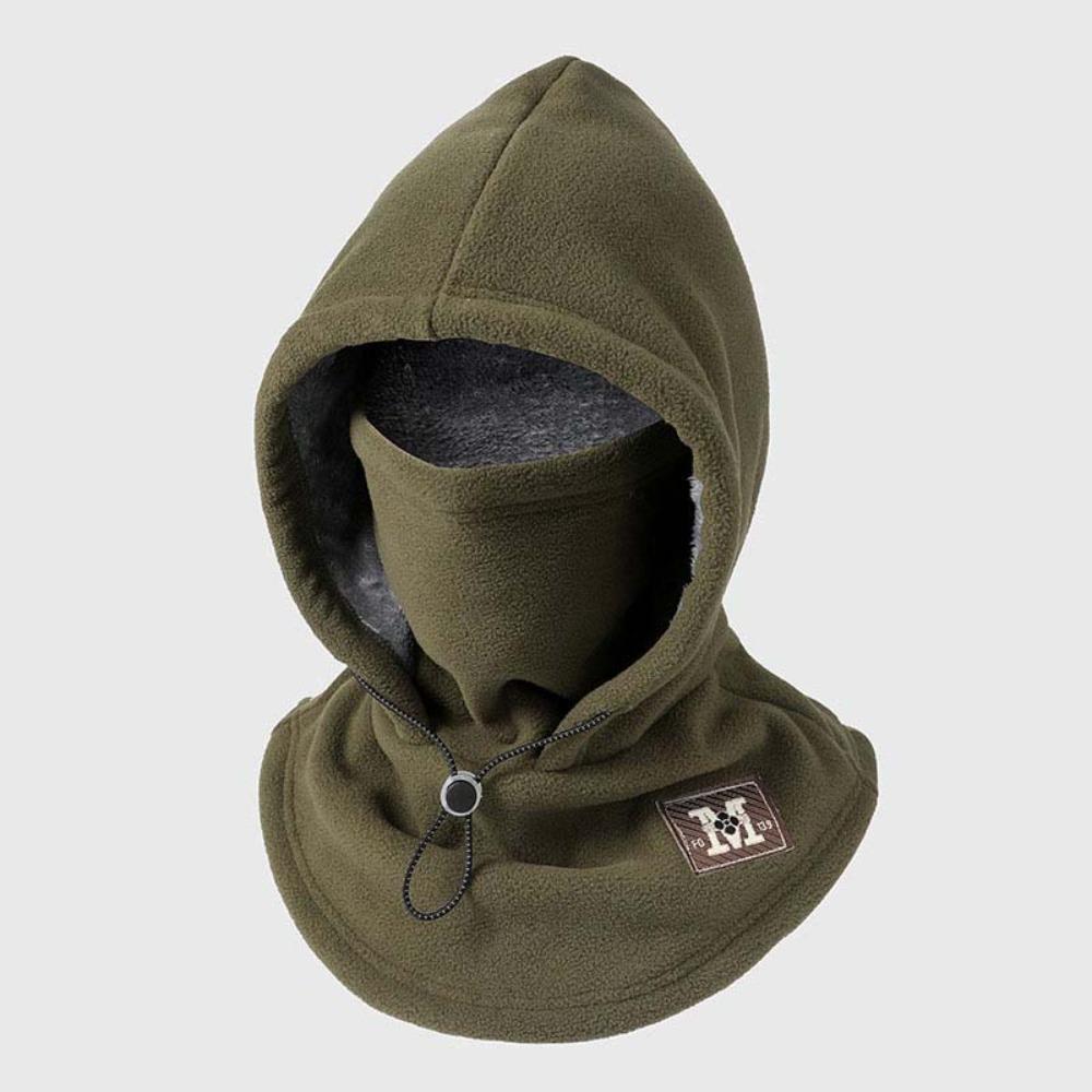 Thermal Fleece Balaclava Hat Windproof Masks Hood Beanies Casual Hooded Neck  Outdoor