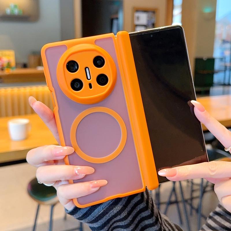 For Huawei Mate X6 X5 X3 Matte Texture Magnetic Foldable Shockproof and Anti-Oxidation Phone Case