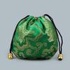 Bright Color Chinese Good Lucky Bag Auspicious Cloud Design Storage Gift Pouch