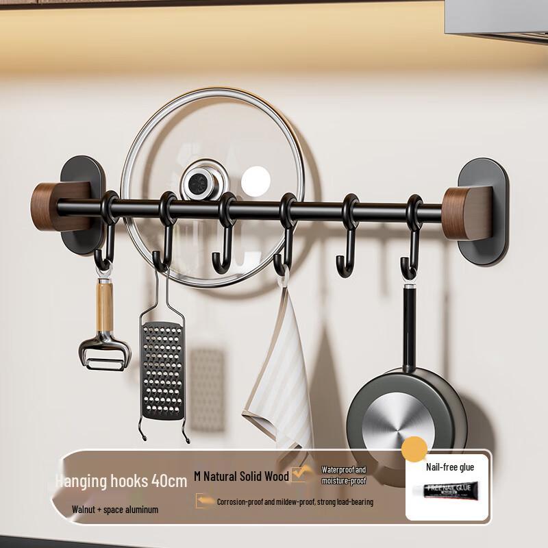 Danle Kitchen Wall-Mounted Hook Storage Rack